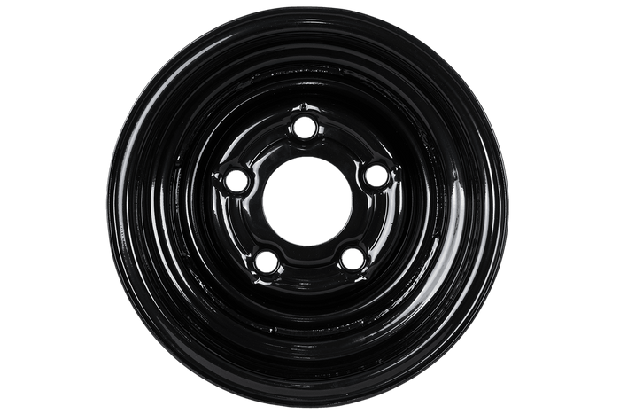 Jante en acier pour remorque UNITRAILER noire 6Jx10"H2 5x112 ET:-4