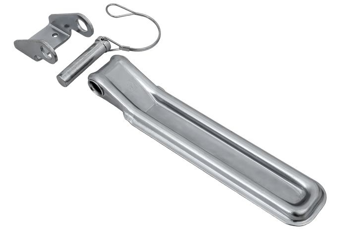 Charnière latérale avec poignée WINTERHOFF BSCH 10-17-270+BSCHG 10-17-C montage latéral remorque complet