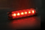 Feu de position FRISTOM FT-079 LED DARK rouge, universel