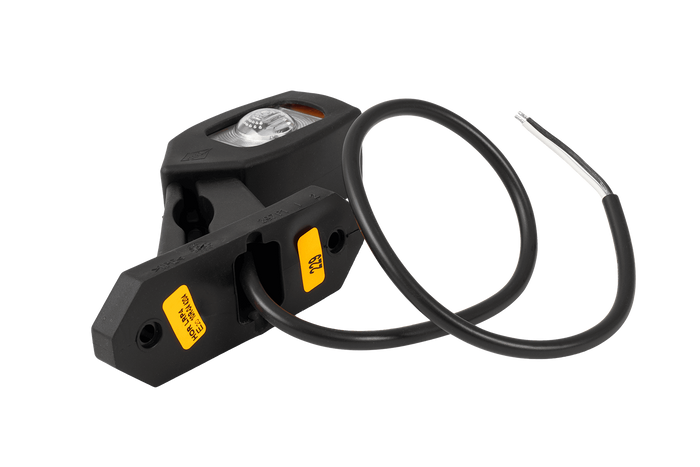 Feu de gabarit gauche LED HORPOL LD 2109/L sur bras en caoutchouc