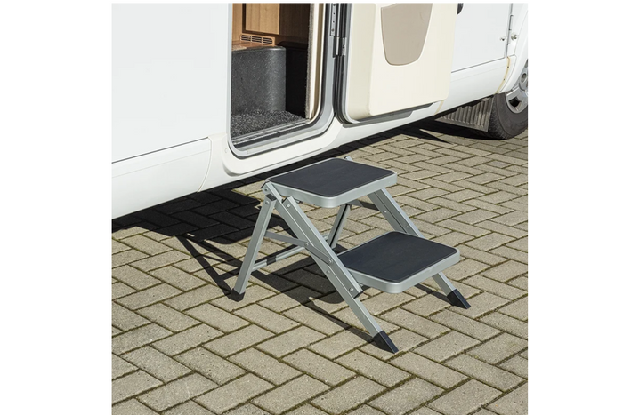 Marchepied de camping pliable ProPlus 360823V01, deux marches, capacité de charge : 150 kg