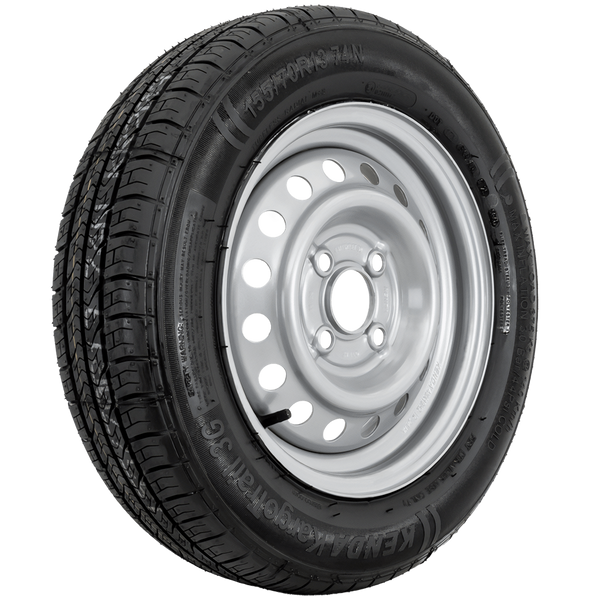 Roue de remorque PNEU KENDA 155/70 R13 74N JANTE KENDA 4Jx13"H2 4x100 ET:30