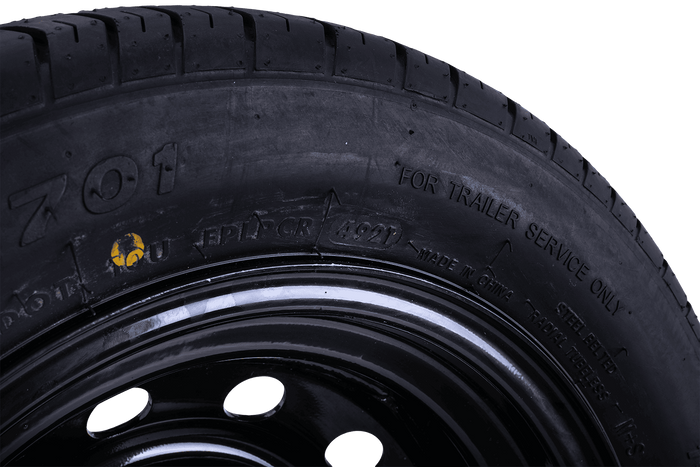 OUTLET Roue de remorque PNEU LINGLONG 155/70 R13 75N JANTE UNITRAILER noir 4Jx13" 4x100 ET:30