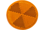 Réflecteur jaune 60 mm avec ruban adhésif