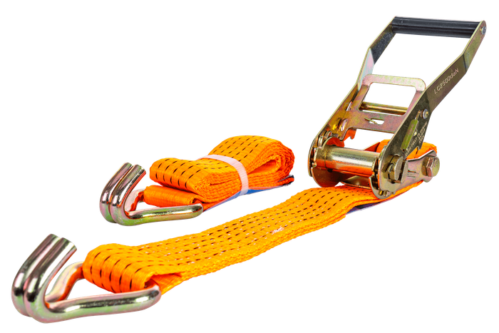 Courroie de transport orange UNITRAIER 2 m/50 mm/5 t avec tendeur