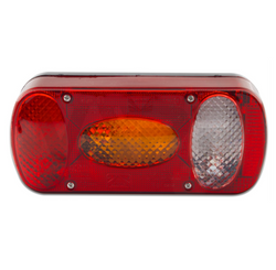 Feu arrière ASPÖCK MIDIPOINT II, 24-3210-007 baïonnette 5 broches, 5 fonctions, universel