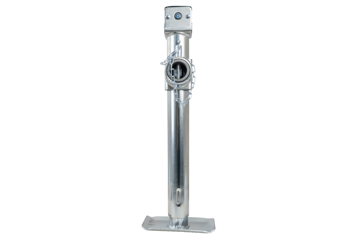 Support, béquille à manivelle UNITRAILER TJ5002 pour remorque plateau 1300 kg