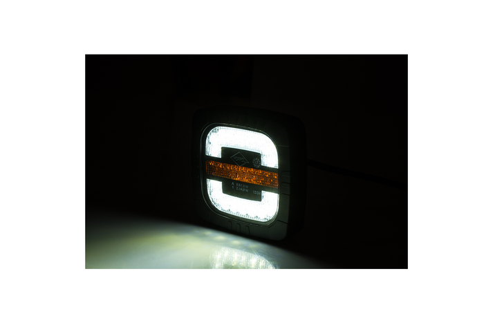 Phare avant LED HORPOL ROCA LZD 2806, 2 fonctions, universel avec support