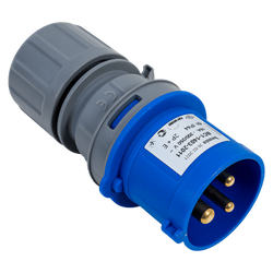 Prise électrique MANTES 3P, fiche mâle, portable, 16 A, 230 V