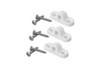 Ensemble de trois œillets horizontaux en plastique pour les supports de fixation du cadre de store ProPlus