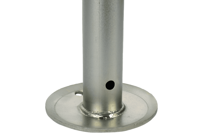 Béquille, support de manivelle, extensible WINTERHOFF ST48-120 pour remorque de 150 kg, 600-820 mm