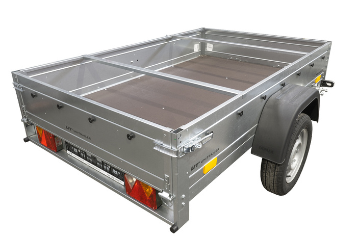 Cadre plat H-0 pour bâche de protection pour remorque UNITRAILER GARDEN TRAILER 201 KIPP