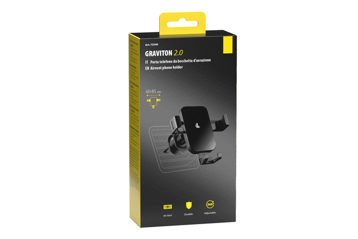 Support de téléphone Graviton LAMPA pour la grille d'aération