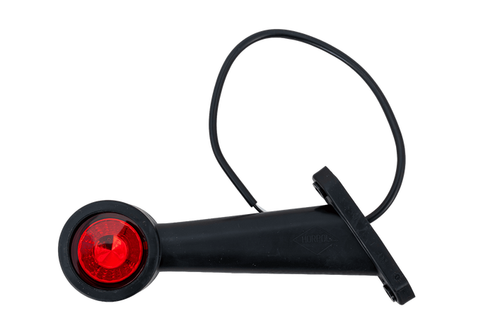 Feu de gabarit gauche à LED HORPOL LD 726/L sur bras en caoutchouc