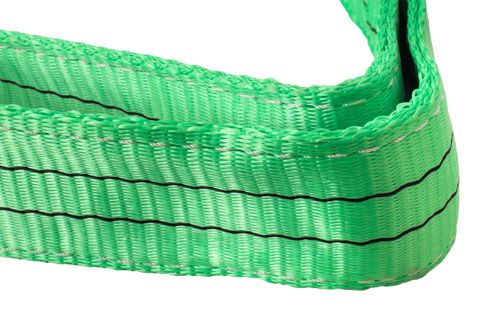 Élingue, sangle de levage HEFFA 3 m/60 mm/2 t avec boucles