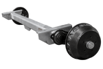 Essieu freiné KNOTT VGB18MV pour remorque/porte-voitures 1800 kg, 1400 mm, 1900 mm, 5x112