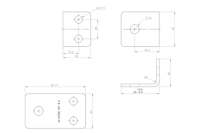 Fixation pour levage à manivelle UNITRAILER pour le basculement/déchargement de la remorque