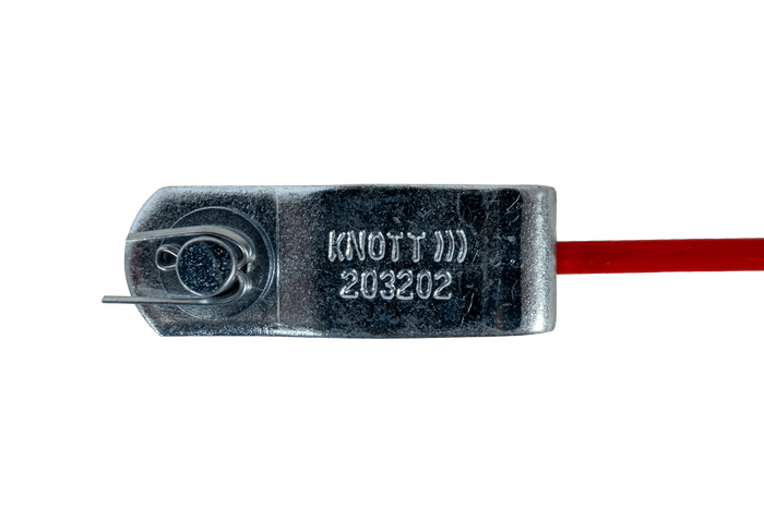 Câble de rupture, de sécurité d'urgence KNOTT avec mousqueton 1200 mm
