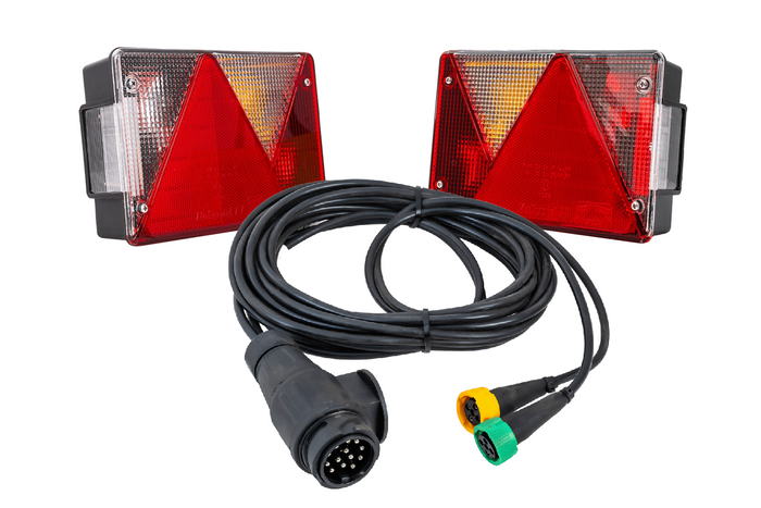 Feux arrière ASPÖCK MULTIPOINT IV + faisceau MANTES 4,1 m, 13 broches