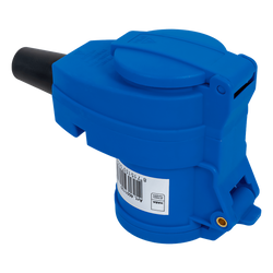 Prise coudée MANTES 2P+E CEE avec prise supplémentaire 16A 230V