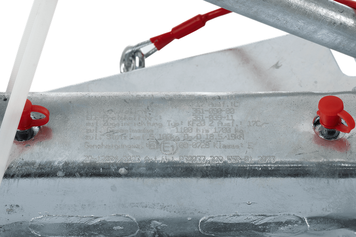Dispositif de dépassement KNOTT KF17C avec attelage K20B pour remorque de 1700kg avec timon en V