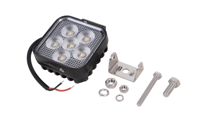 Lampe de travail, réflecteur LED TT TECHNOLOGY NOIR TT.13324, 24 LED, 1920 lm carré