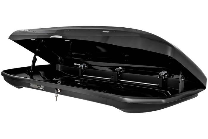 Coffre de toit Inter Pack Skugga L 660, noir brillant
