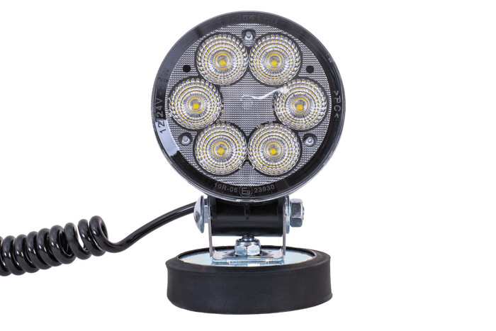 Lampe de travail LED réflecteur FRISTOM FT-364,  6xLED 2500lm avec support magnétique