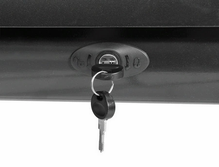 Coffre de toit Inter Pack Traxer 8.6, noir métallisé