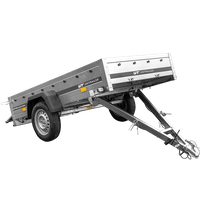 Remorque pour auto 230 x 125 cm Garden Trailer 230 KIPP