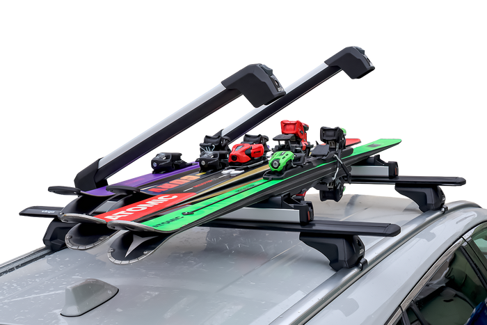 Inter Pack Frostline 4 - support en aluminium pour 4 paires de skis ou 2 snowboards