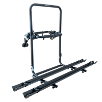 Porte-vélos 4x4 Peruzzo Brennero sur roue de secours - Porte-vélos 2 avec rails (Noir)