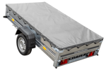 Remorque porte-voitures 230x125 UNITRAILER GARDEN 230 KIPP avec bâche grise