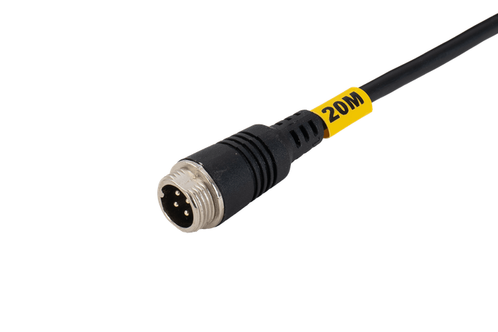 Câble 4 BROCHES pour système de recul TT Technology TT.2A20M, longueur 20 m 