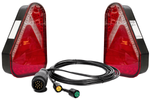 Kit d'éclairage : feux arrière LED ASPÖCK EARPOINT + harnais MANTES 4,1 m 13 broches