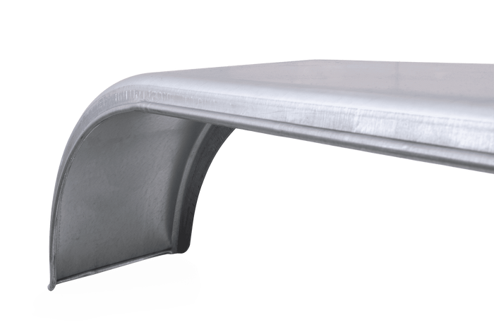 Garde-boue tandem (double) pour remorque 14" CHORUS passage de roue 1575/255mm