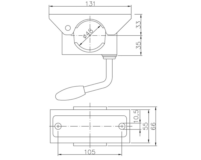 Collier de serrage pour roue jockey WINTERHOFF KLE48 48 mm