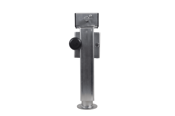 Support de manivelle extensible UNITRAILER JL2 pour remorque plateau 1300 kg 410-645 mm