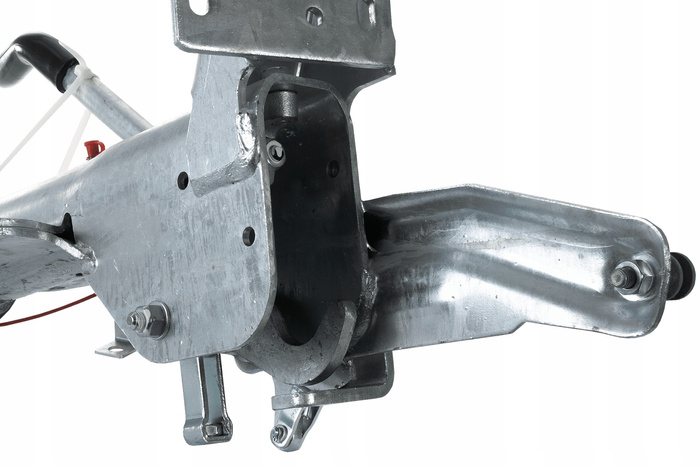 Dispositif de dépassement KNOTT KF27B avec attelage K27A pour remorque de 2700kg avec timon en V et support de roue de support