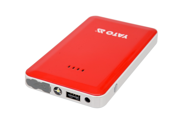 Démarreur de batterie externe YATO YT-83080, power bank 7500 mAh