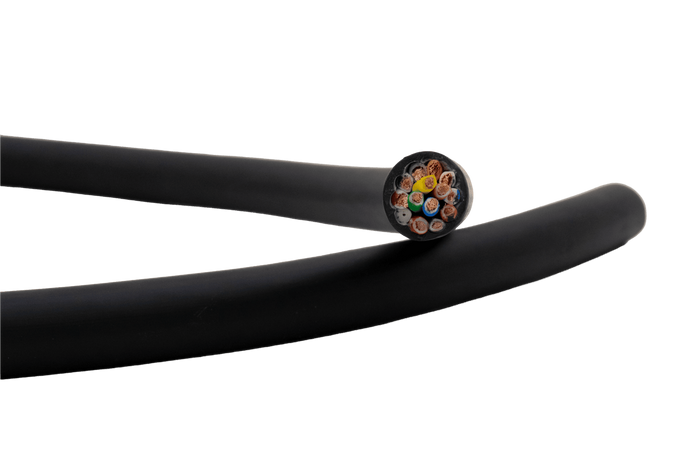 Câble électrique HYBSZ YLY-S 8x1,5+5x2,5 à 13 conducteurs - 1 m