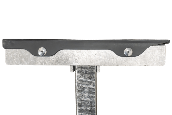 Support latéral plat OUTLET UNITRAILER, longueur 30 cm, hauteur 40 cm, pour remorque à bateau, GRIS