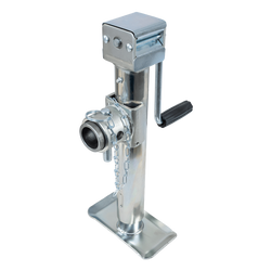 Support de manivelle extensible UNITRAILER TJ5001 pour remorque plateau 1300 kg 364-614 mm