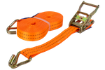 Sangle d'arrimage orange UNITRAILER 12 m/35 mm/2 t avec tendeur