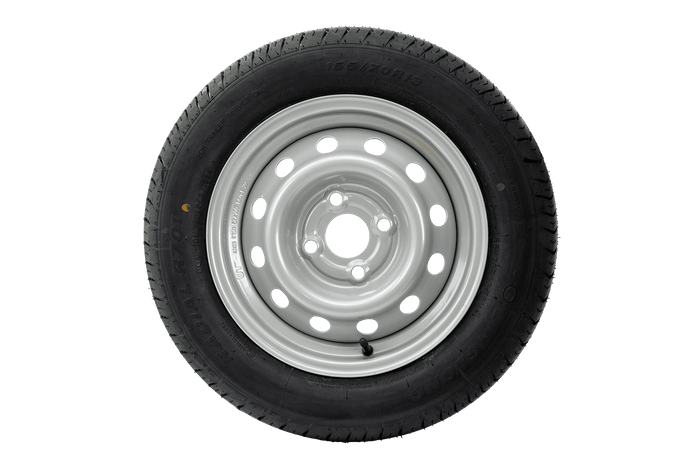 Jeu de deux roues pour remorques UNITRAILER / TEMARED / TRIGANO / LIDER / SOREL PNEUS LINGLONG 155/70 R13 75N JANTES UNITRAILER 4Jx13" 4x100 ET:30