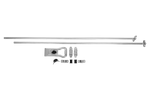 Boulon de verrouillage pour remorque porte-conteneurs STEELPRESS ZD-03 V.3, verrou de porte 3000 mm