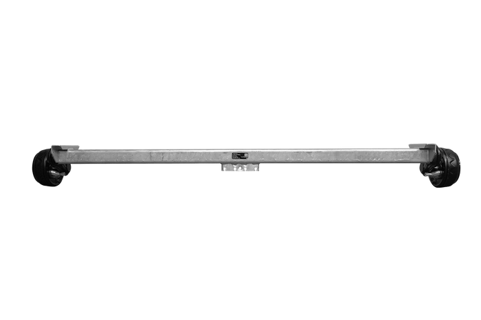 Essieu freiné KNOTT VGB13M pour remorque/porte-voitures 1350 kg 1900 mm 2350 mm 5x112