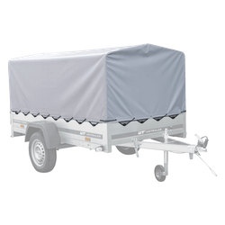 Bâche de protection pour châssis H-800 UNITRAILER, grise, 230 x 125 cm, GARDEN 230 KIPP