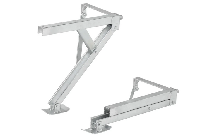 Support d'angle extensible ProPlus 361510, côté avant droit/arrière gauche de la remorque, capacité de charge 600 kg, hauteur 460 mm