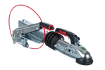 Dispositif de dépassement AL-KO 90S/3 avec attelage AK161 pour remorque de 1000 kg avec timon en V